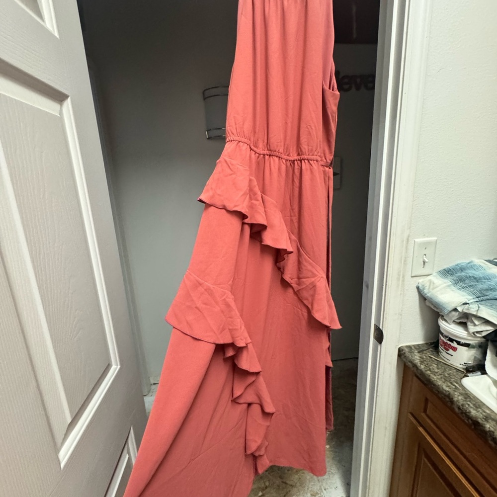 Grace Karin Coral Sleeveless Dress